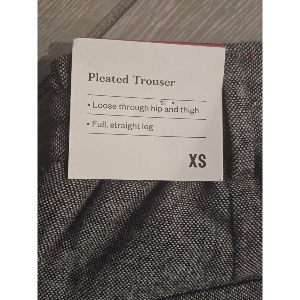 Goodfellow & Co Men's Pull-On Pleated Trousers Size: XS Color: Grey Tweed - Picture 8 of 10